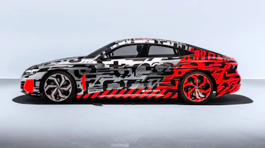 Audi e-tron GT concept side profile