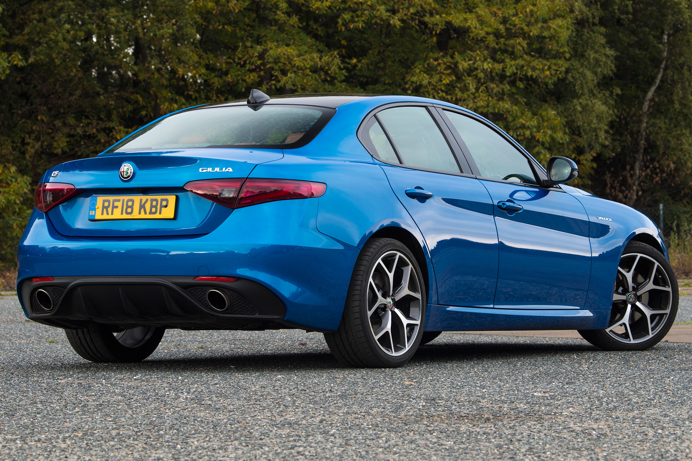 alfa romeo giulia long termer static rear