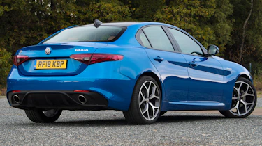 alfa romeo giulia long termer static rear