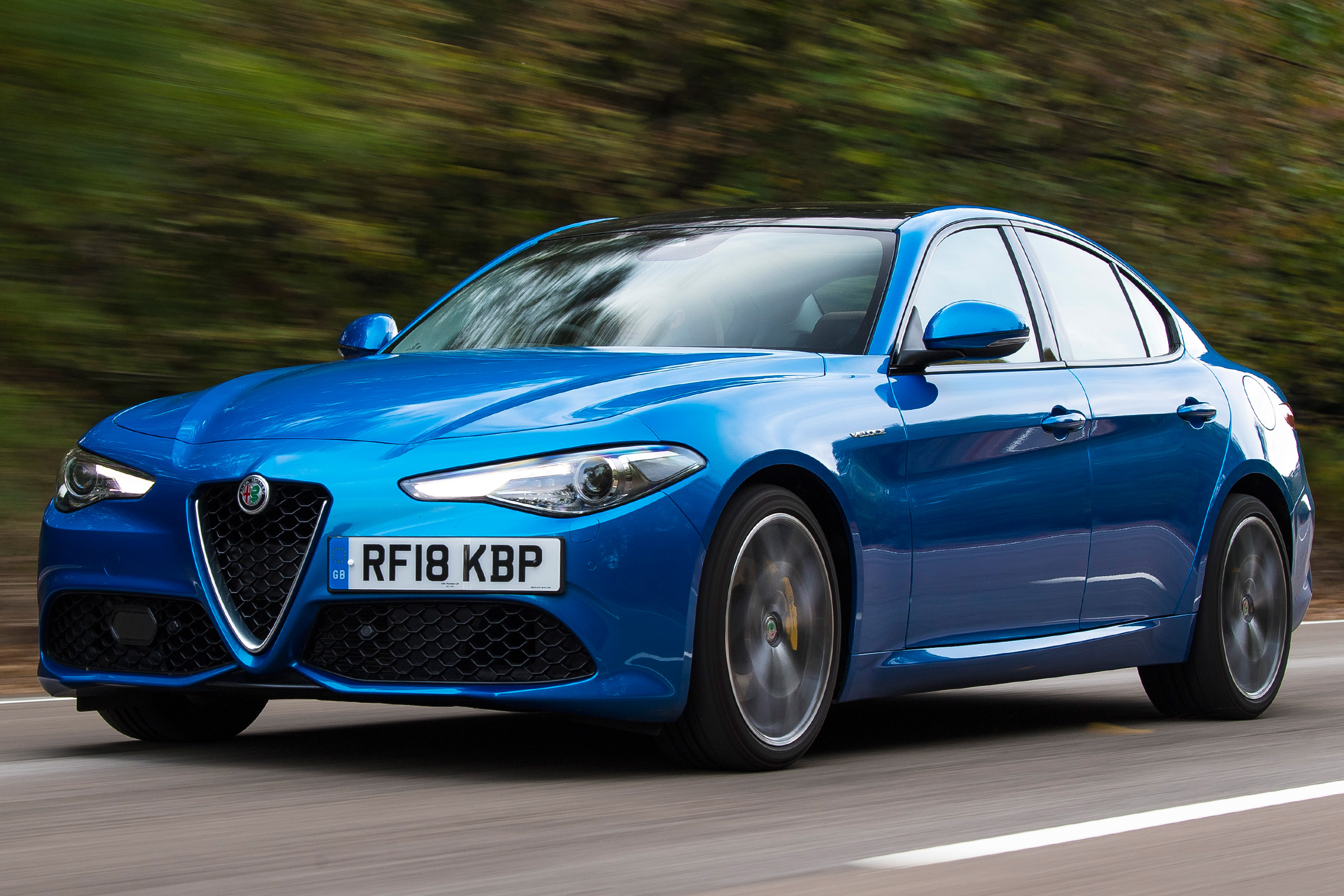 alfa romeo giulia tracking front long termer