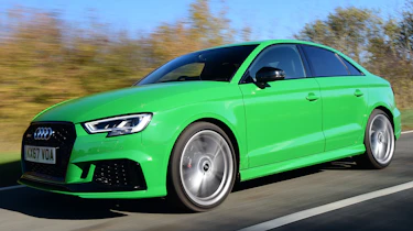 audi rs 3 saloon tracking front