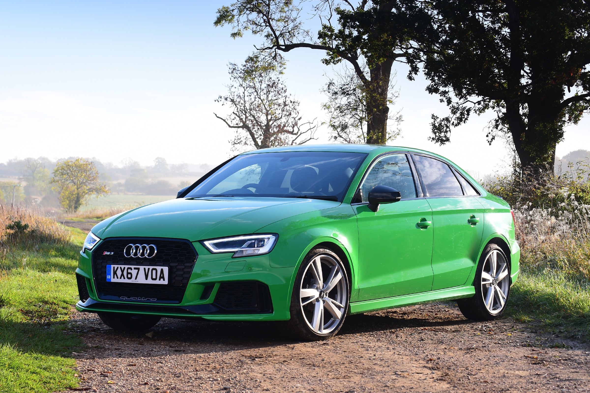 audi rs 3 saloon static front