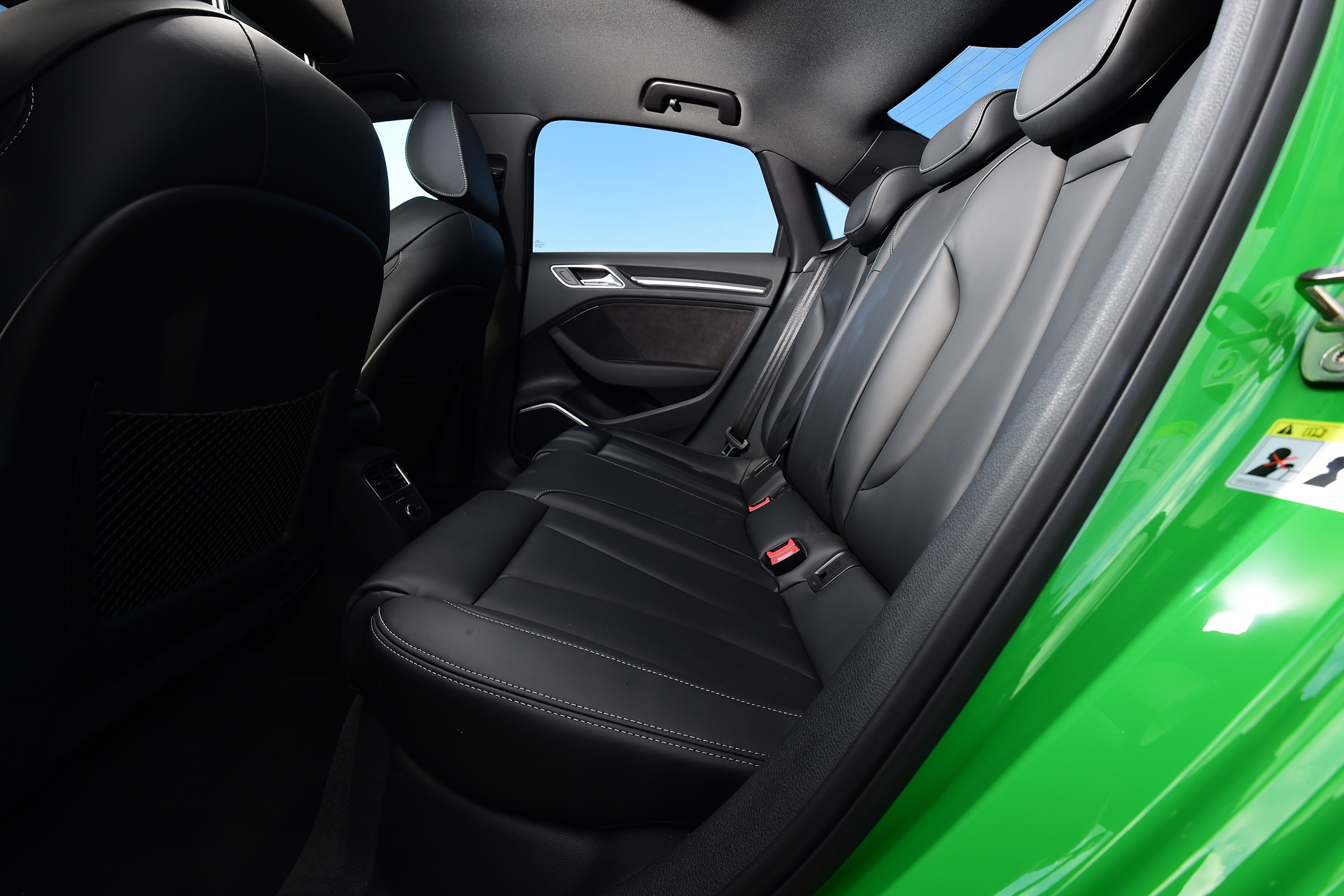 audi rs 3 saloon rear seats