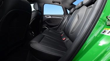 audi rs 3 saloon rear seats