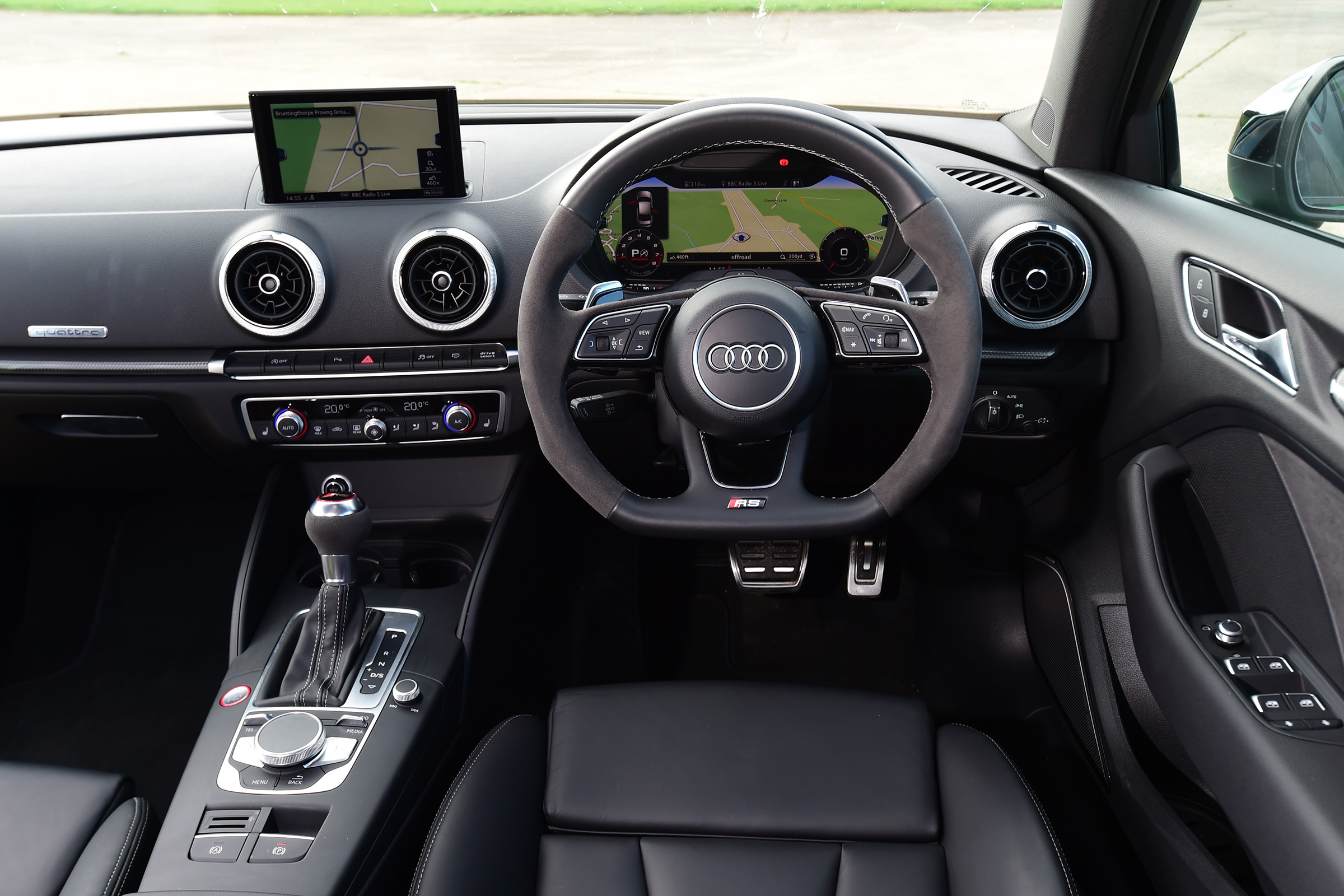audi rs 3 interior