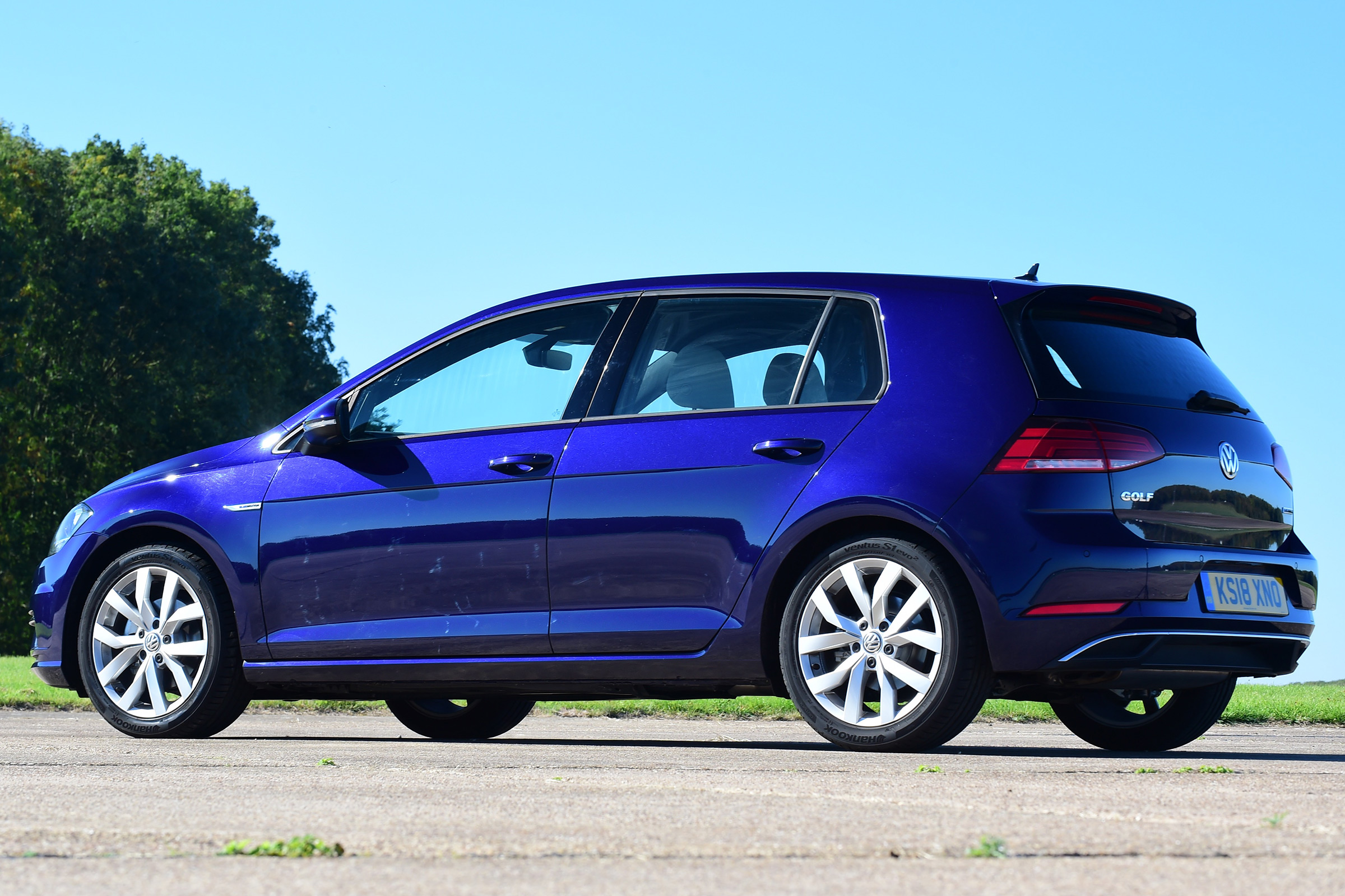 vw golf mk7 static rear