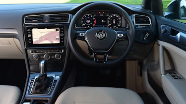 vw golf interior