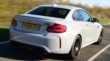 bmw m2 competition tracking rear