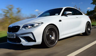 bmw m2 competition tracking front