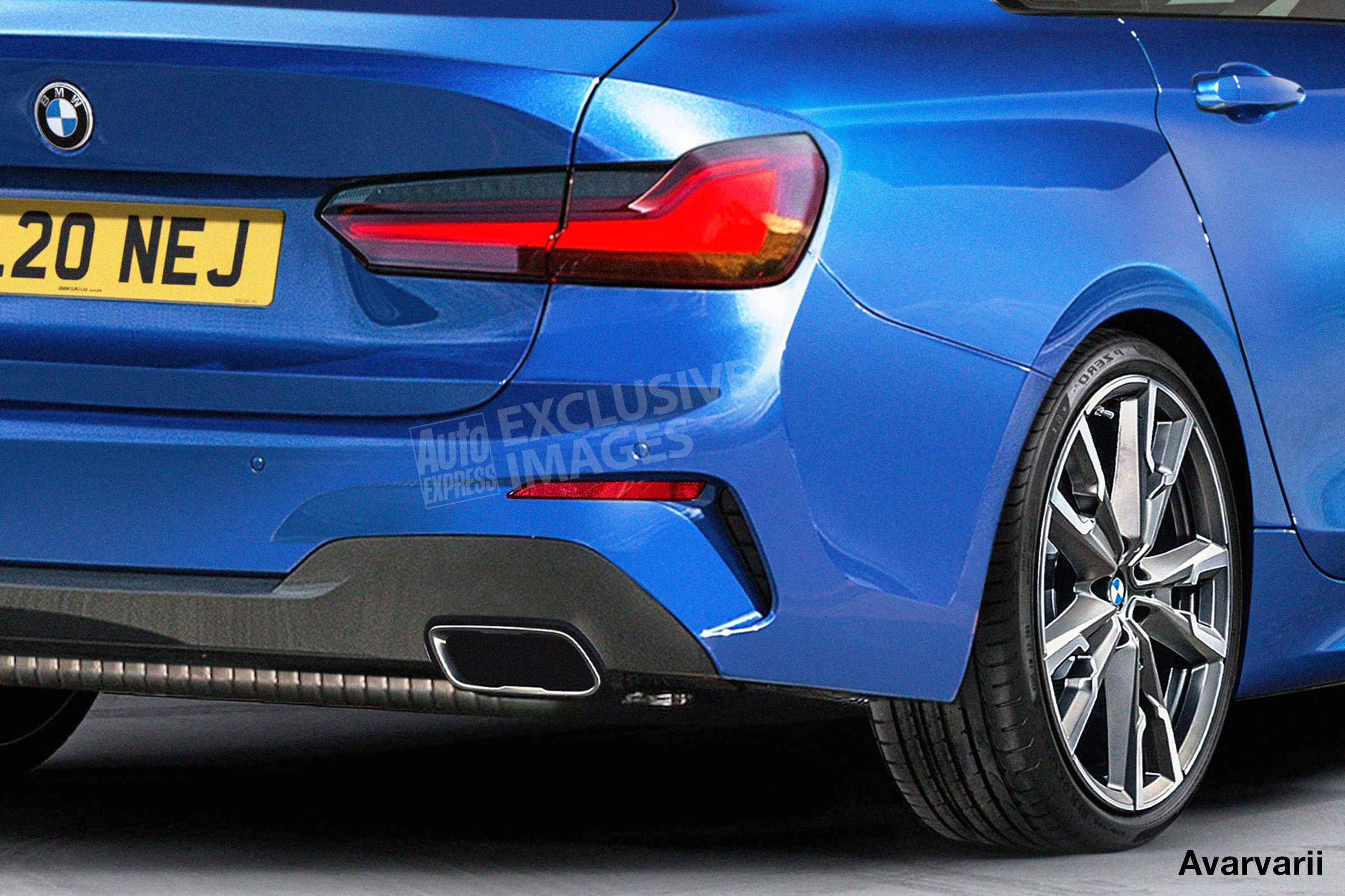 BMW 2 Series Gran Coupe - rear detail (watermarked)