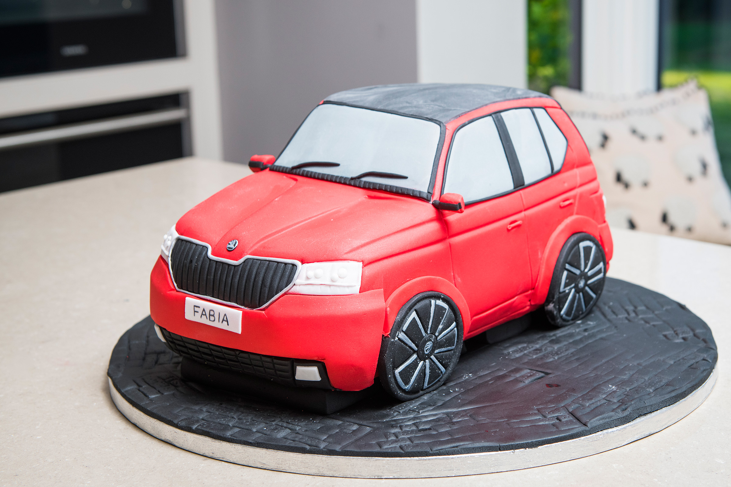 skoda fabia cake