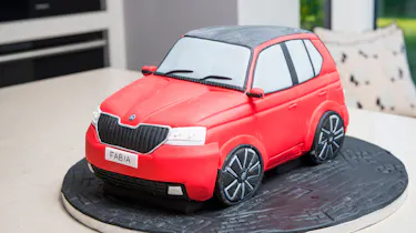 skoda fabia cake