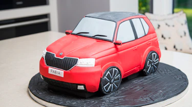 skoda fabia cake