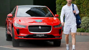 Andy Murray Jaguar I-Pace - front static