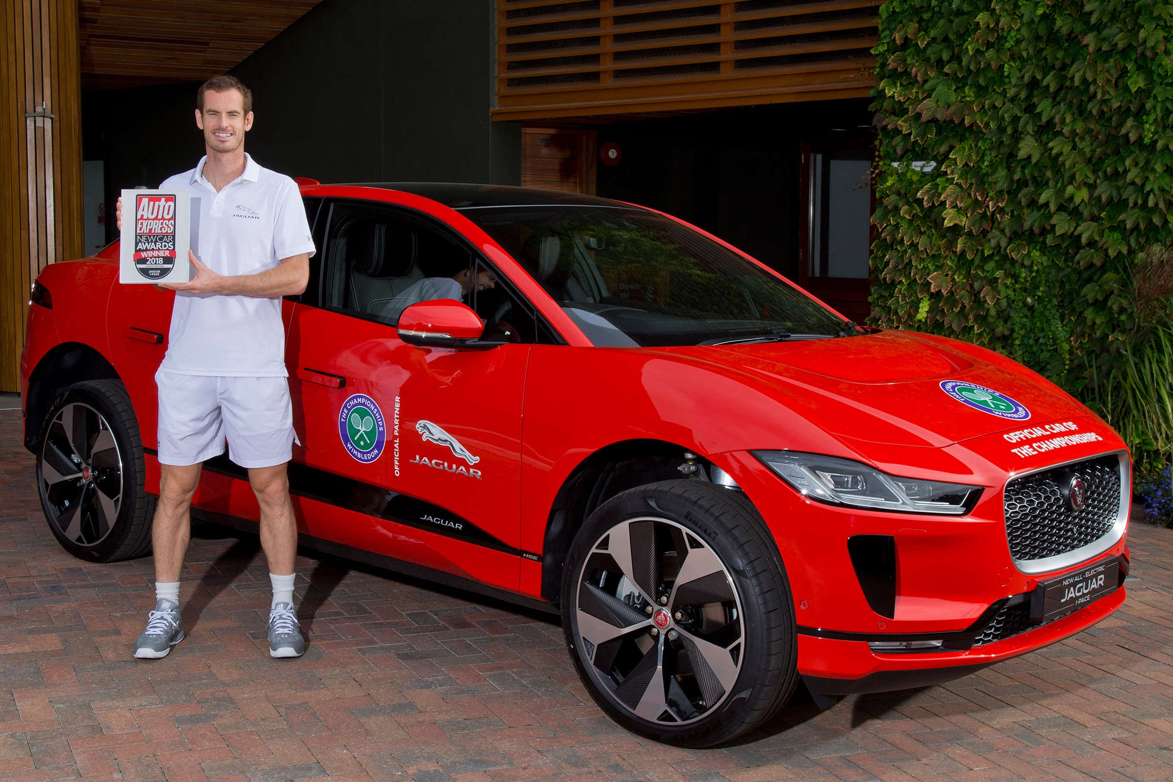 Andy Murray Jaguar I-Pace - header