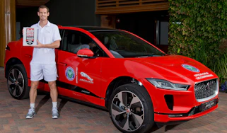 Andy Murray Jaguar I-Pace - header