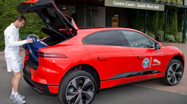 Andy Murray Jaguar I-Pace - boot