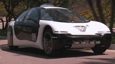 GM ultralite police car demolition man