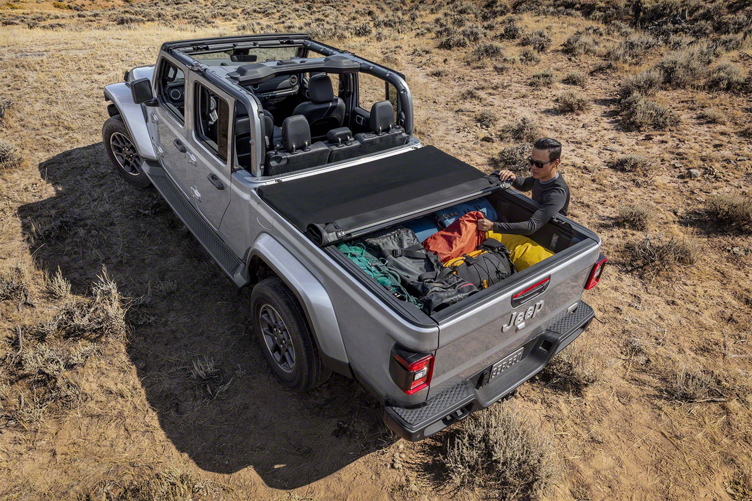 Jeep Gladiator rear quarter high angle static