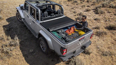 Jeep Gladiator rear quarter high angle static