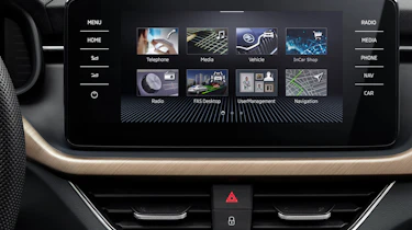skoda scala infotainment