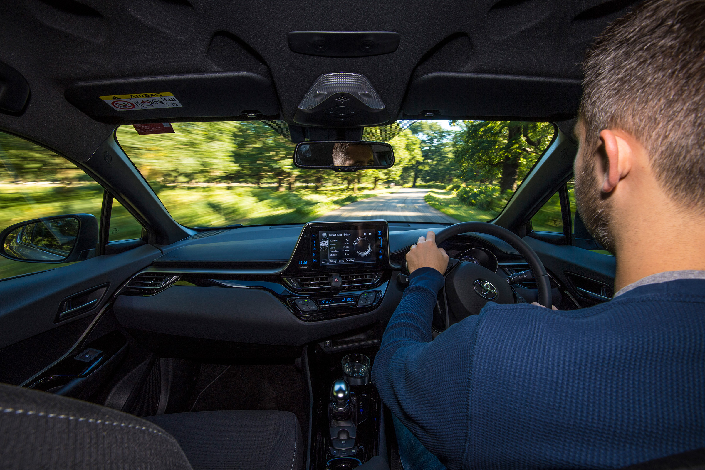 toyota c-hr driving