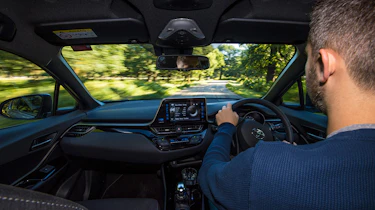toyota c-hr driving