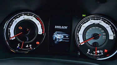 Toyota Hilux Invincible X dials