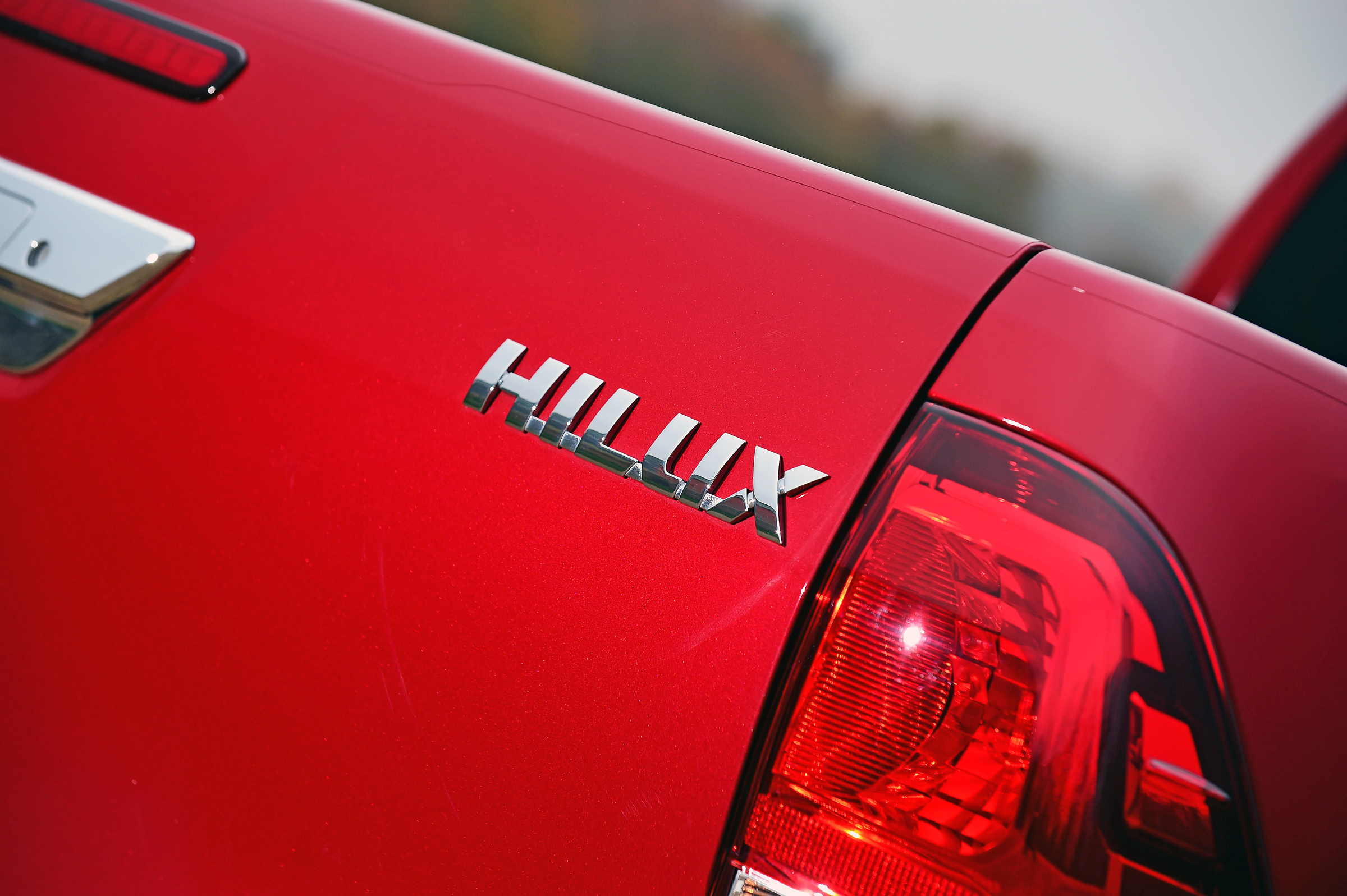 Toyota Hilux Invincible X badge