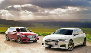 Audi A6 Avant vs Mercedes E-Class Estate - header