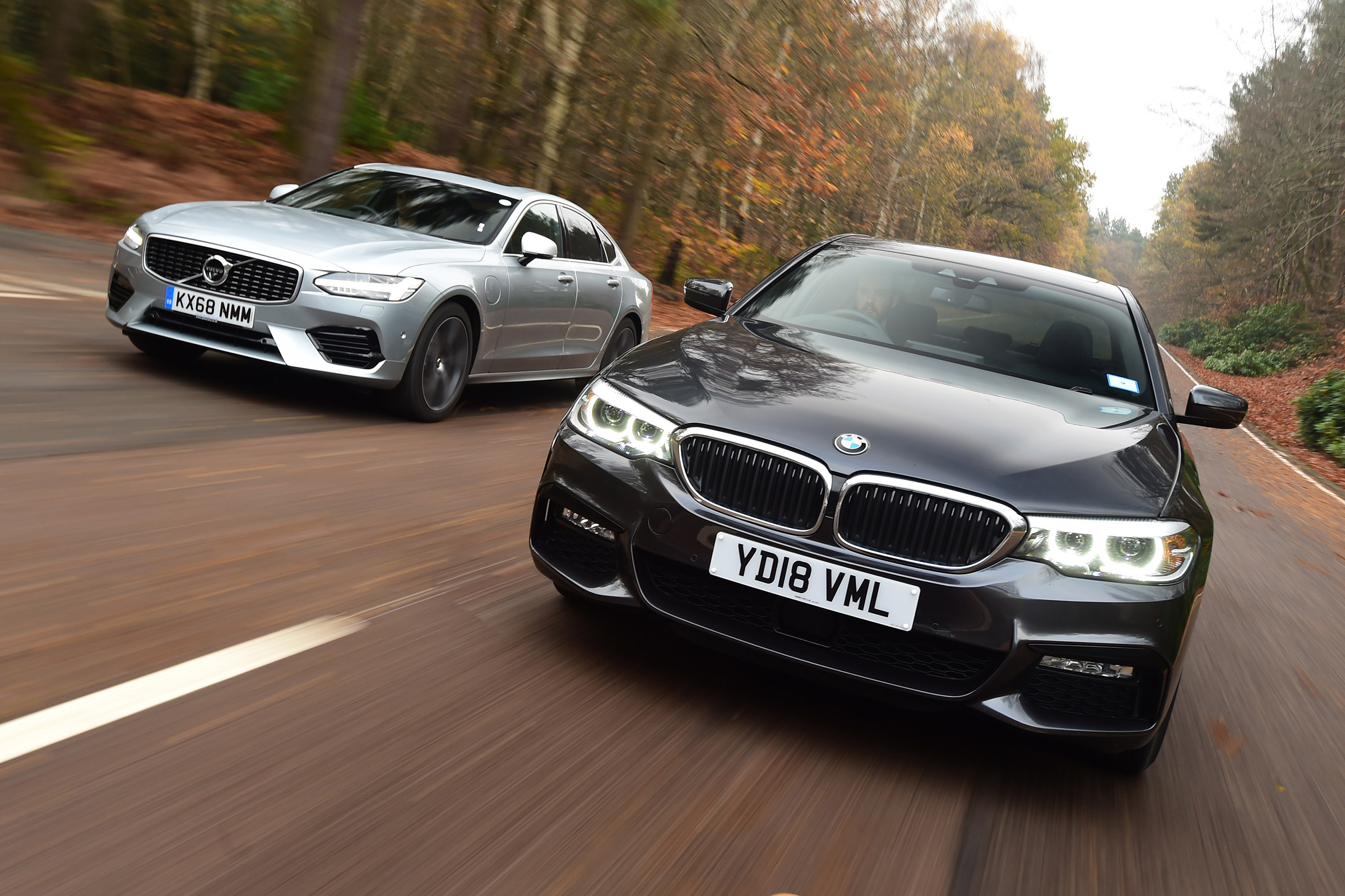 BMW 530e vs Volvo S90 T8 - header