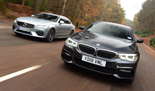 BMW 530e vs Volvo S90 T8 - header