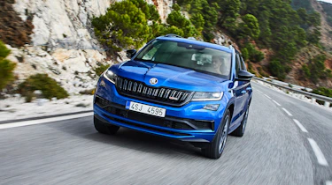 Skoda Kodiaq vRS - front tracking