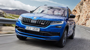 Skoda Kodiaq vRS - front action