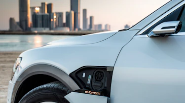 Audi e-tron charging