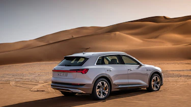 Audi e-tron rear snad