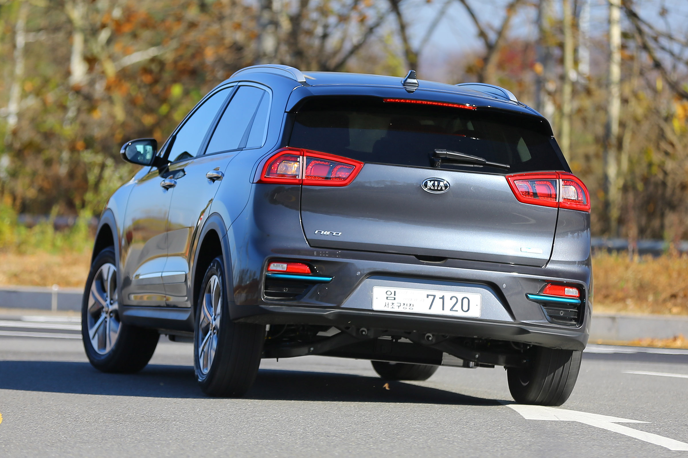 Kia e-Niro - rear cornering