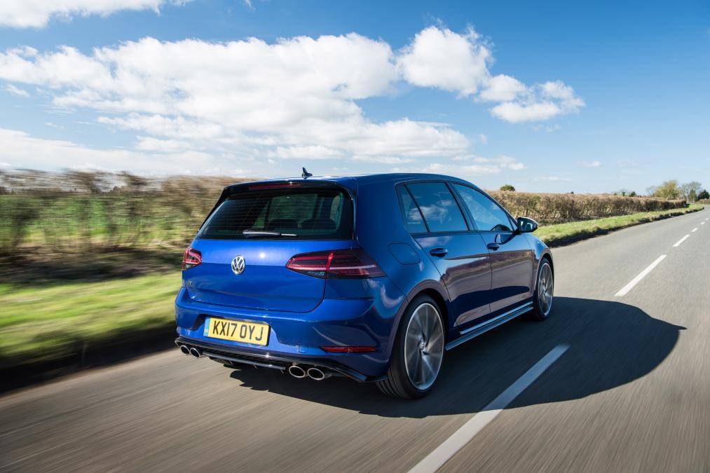 Used Volkswagen Golf R - rear action