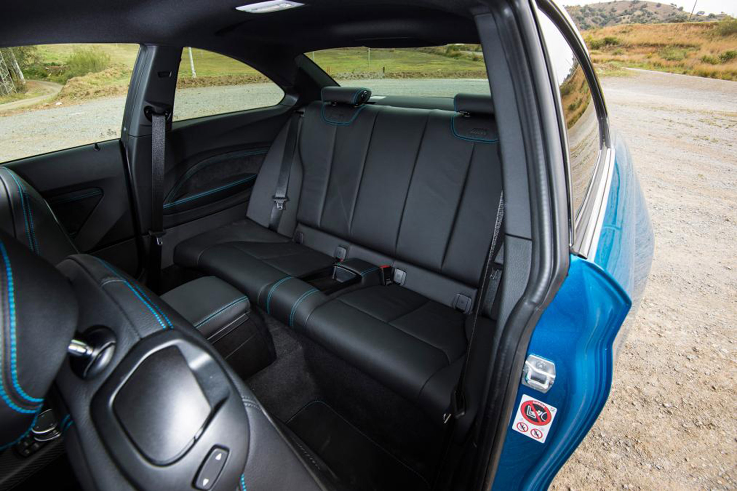 BMW M2 - rear seats