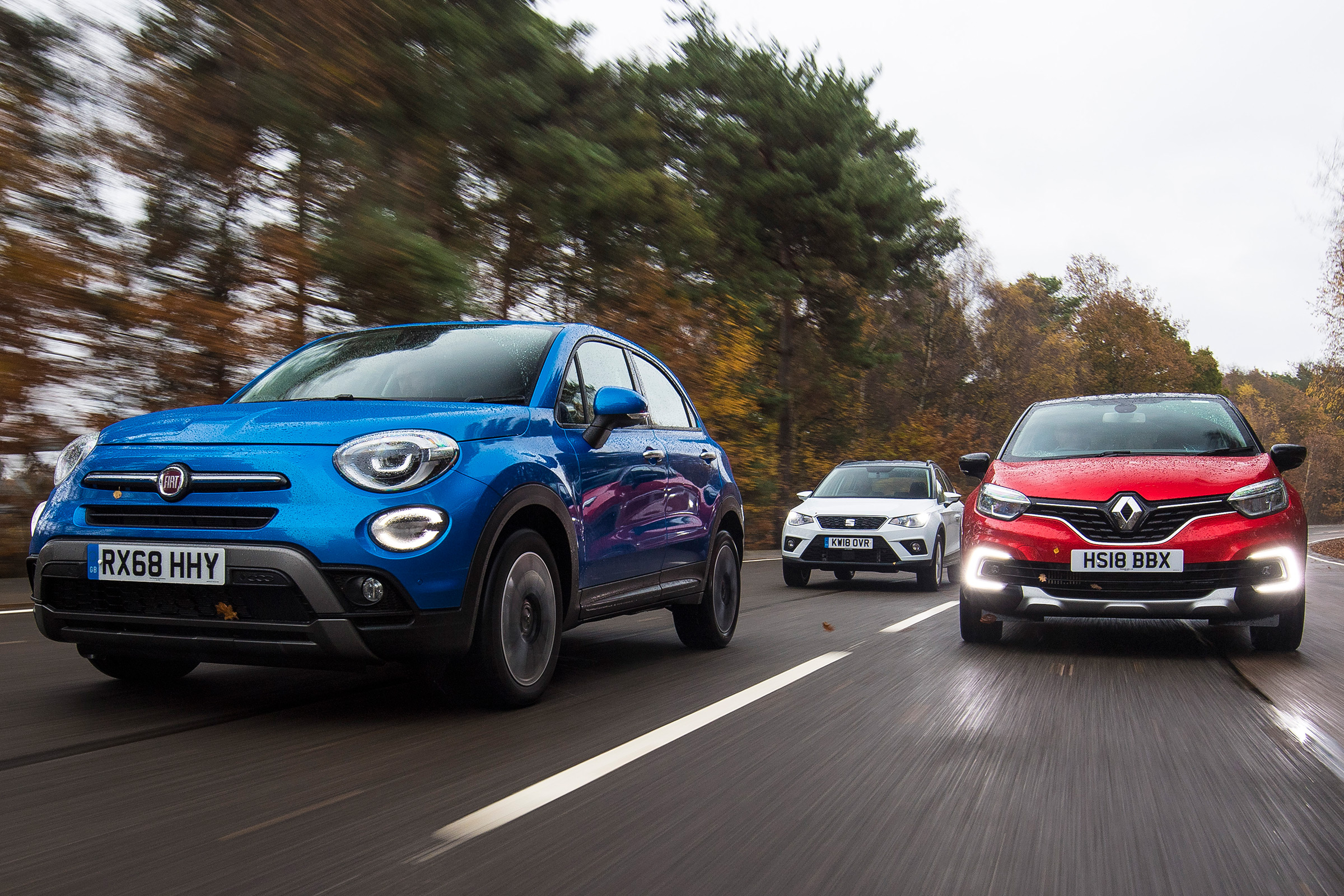 fiat 500x group test header