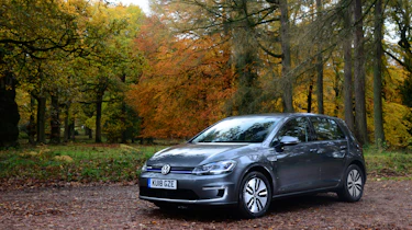 Britain's best driving roads VW e-Golf static