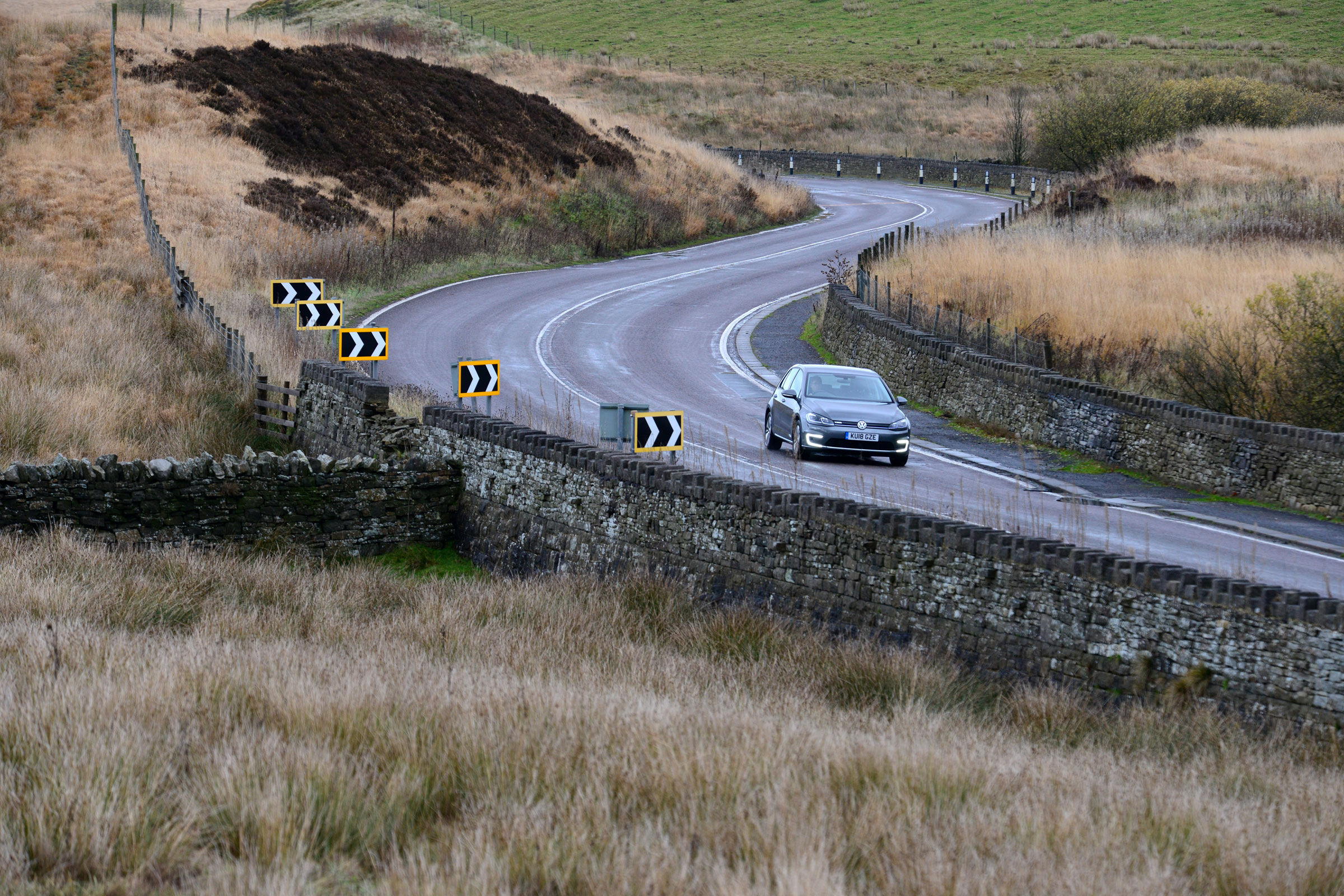 Britain's best driving roads VW e-Golf
