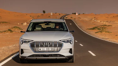 Audi e-tron head on