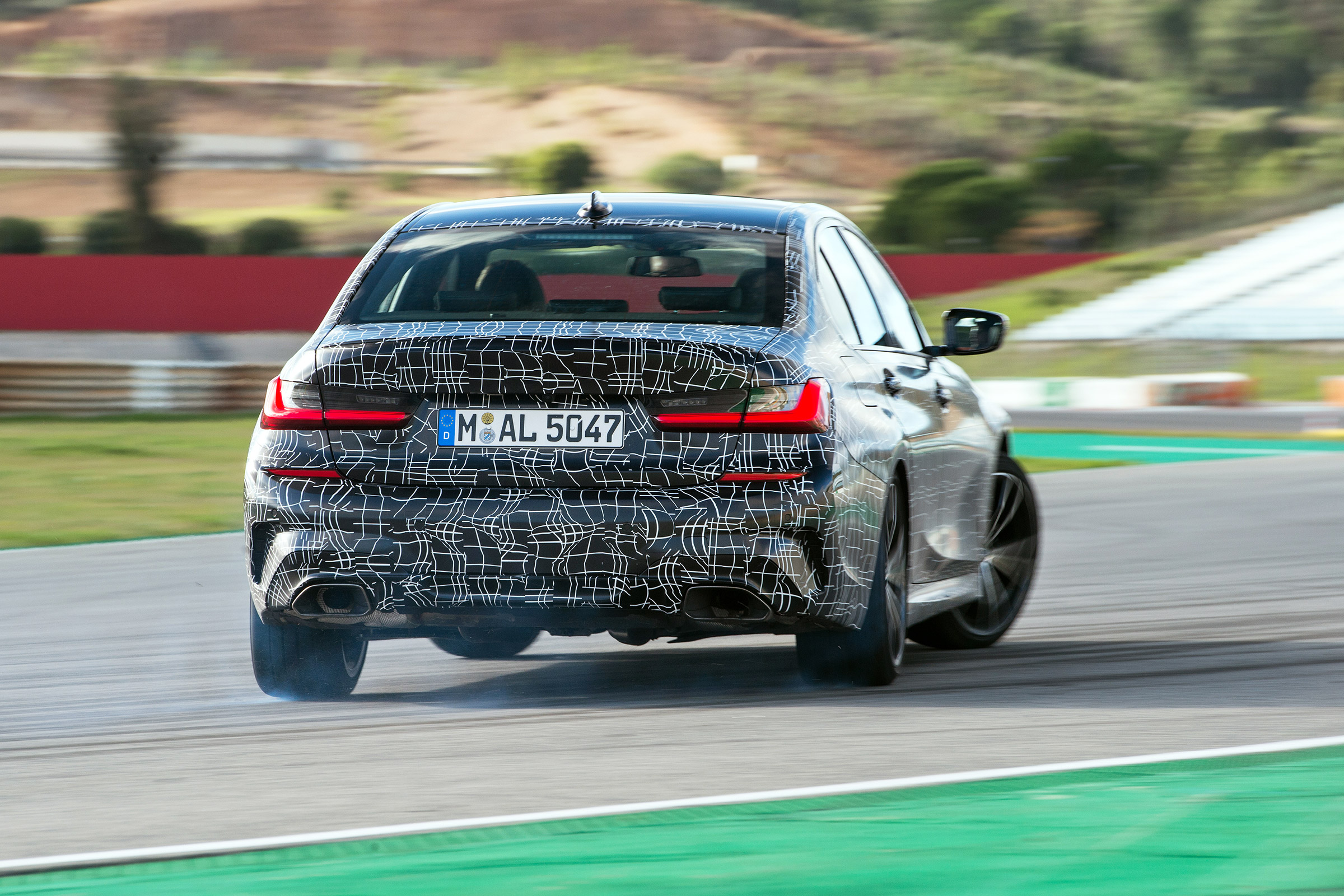 BMW M340i xDrive prototype - rear action