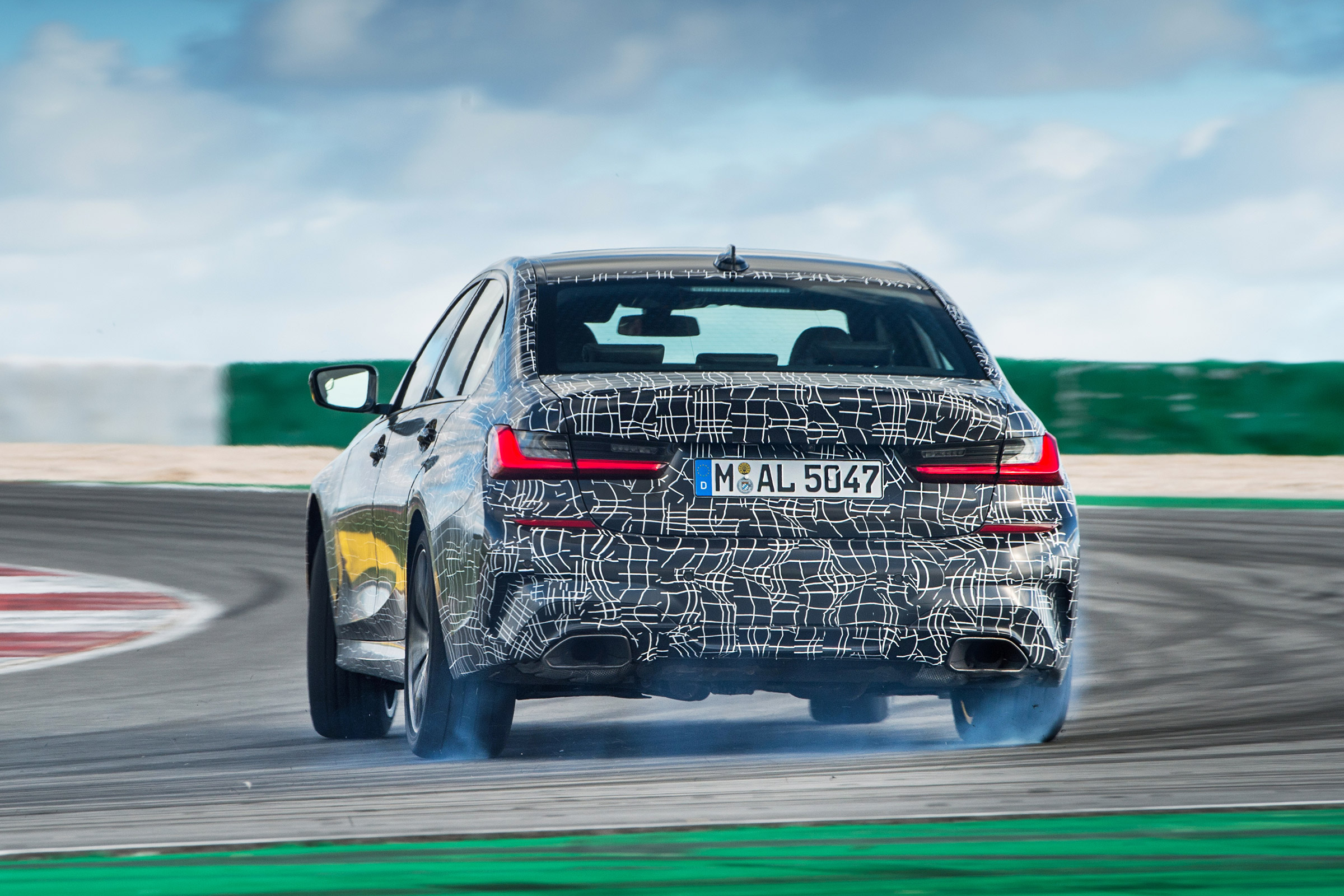BMW M340i xDrive prototype - rear drift