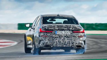 BMW M340i xDrive prototype - rear drift