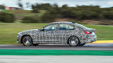 BMW M340i xDrive prototype - side