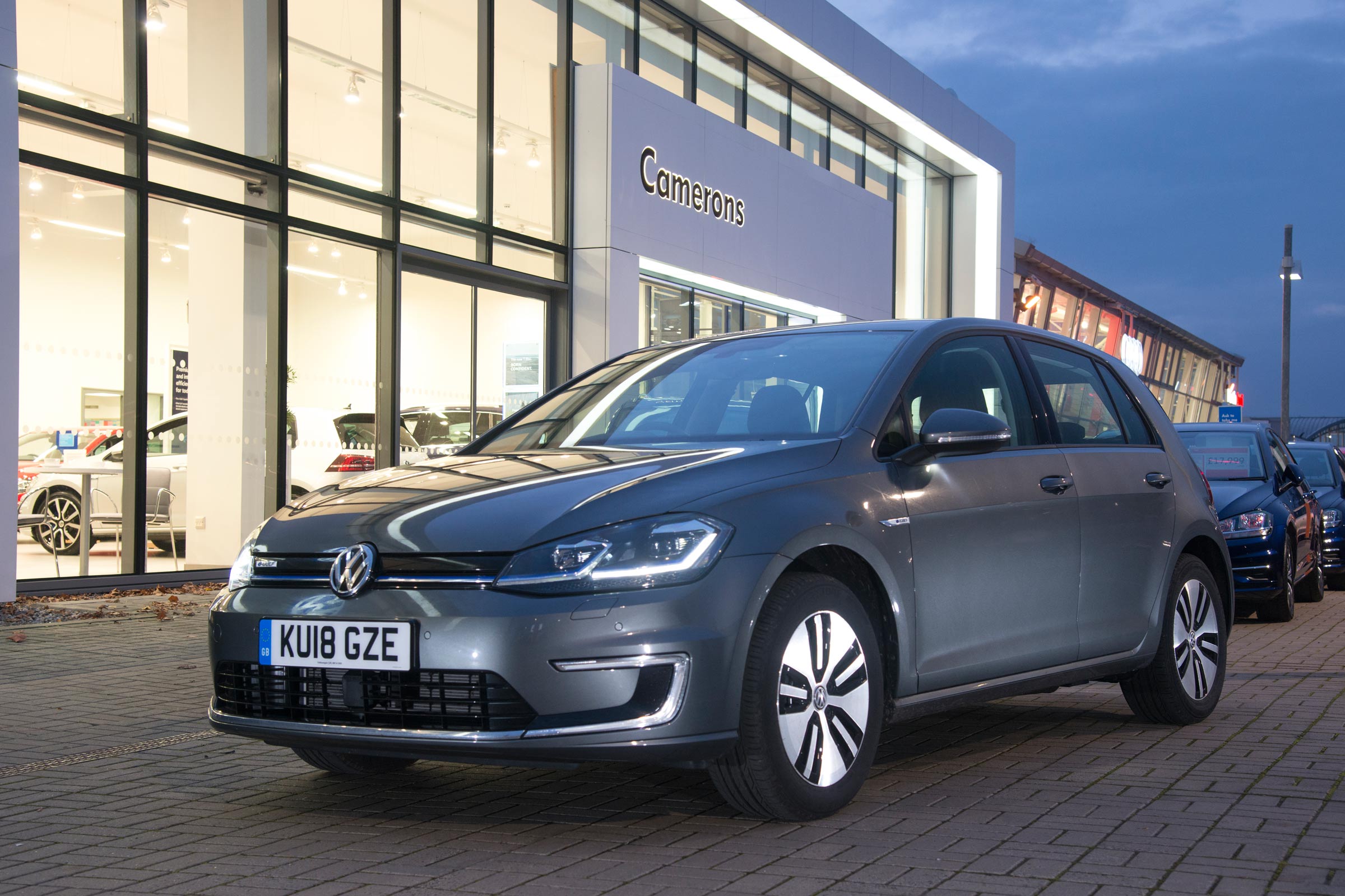 VW e-golf cornwall to scotland
