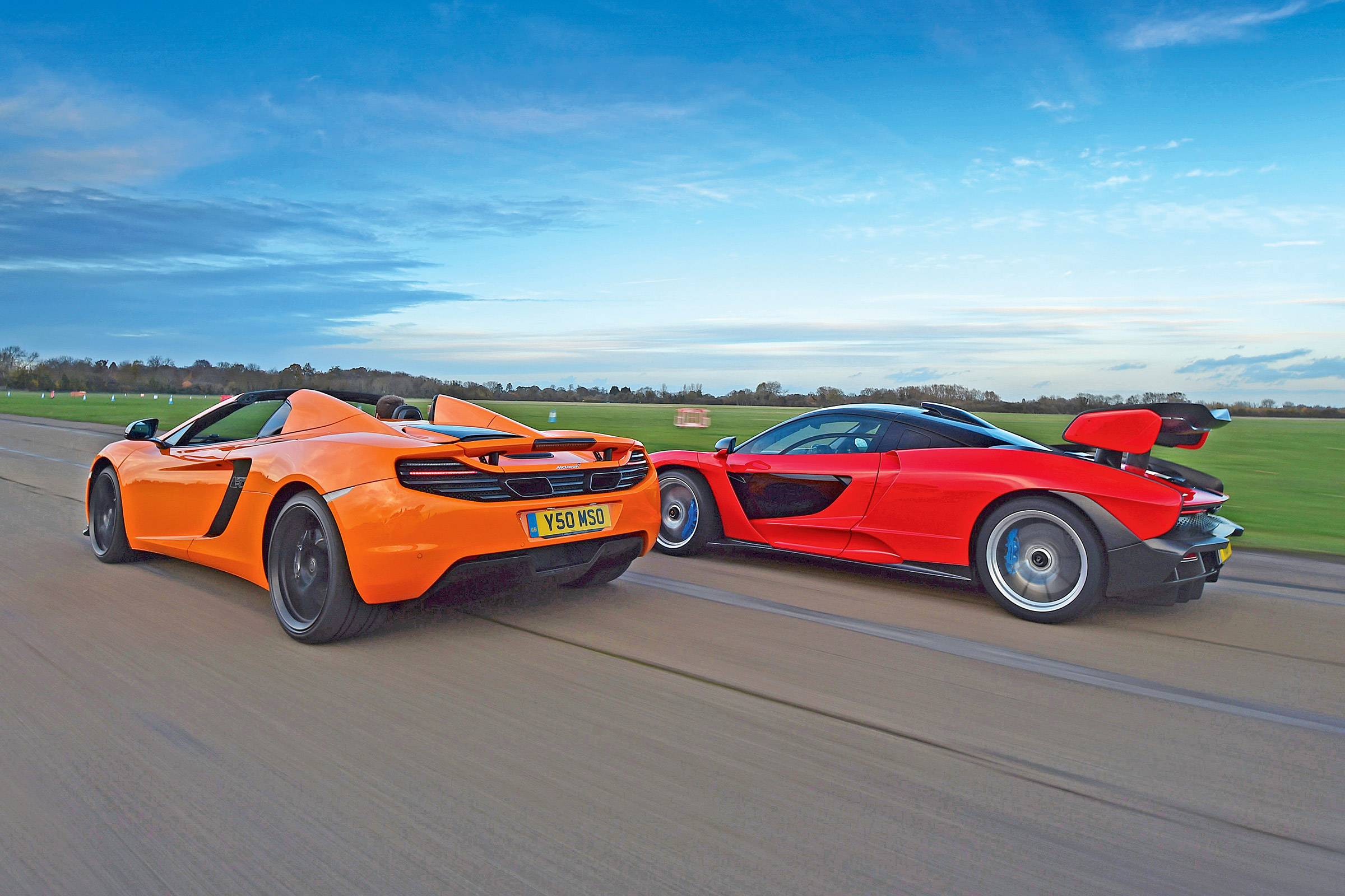 McLaren 12C Spider vs McLaren Senna - rear