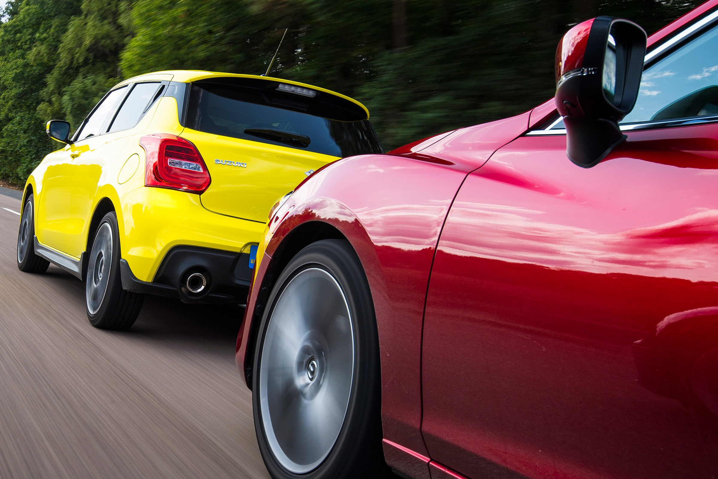 Tailgating feature Suzuki swift sport